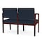 Lesro Lenox 2 Seat Tandem Seating W/ Arm, 44 in W 26 in L 31.5 in H LW2103 - alternate 2